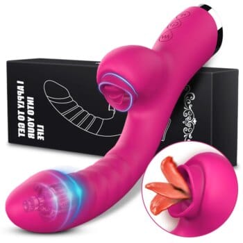 Tongue Stimulator Vibrator – 20 Speeds Clitoral Massager